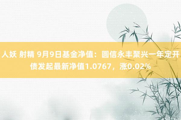 人妖 射精 9月9日基金净值：圆信永丰聚兴一年定开债发起最新净值1.0767，涨0.02%