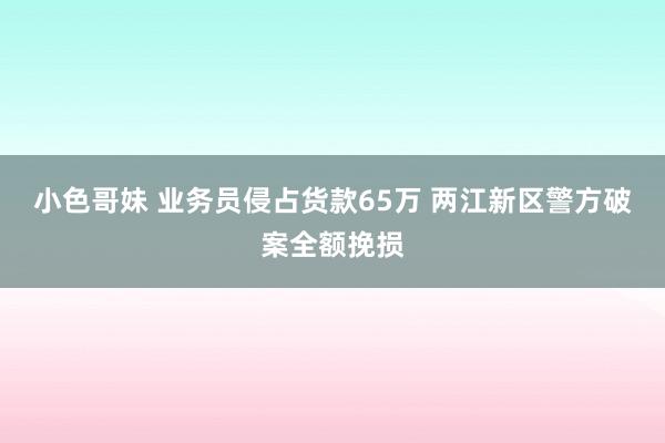 小色哥妹 业务员侵占货款65万 两江新区警方破案全额挽损