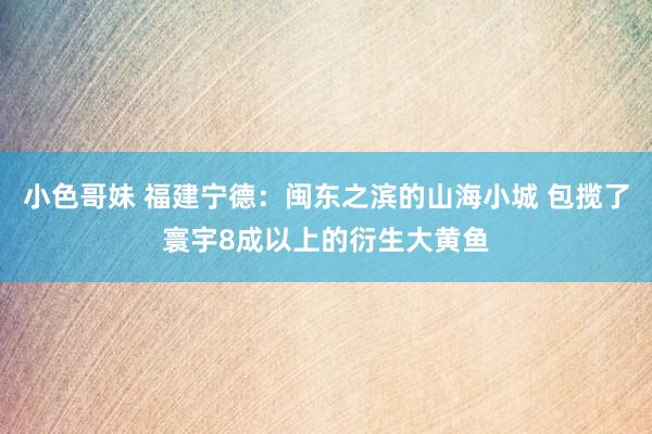 小色哥妹 福建宁德：闽东之滨的山海小城 包揽了寰宇8成以上的衍生大黄鱼