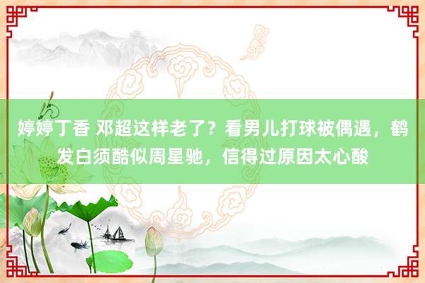 婷婷丁香 邓超这样老了？看男儿打球被偶遇，鹤发白须酷似周星驰，信得过原因太心酸