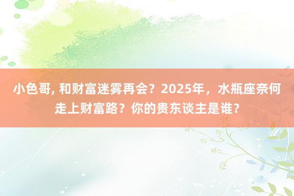 小色哥， 和财富迷雾再会？2025年，水瓶座奈何走上财富路？你的贵东谈主是谁？